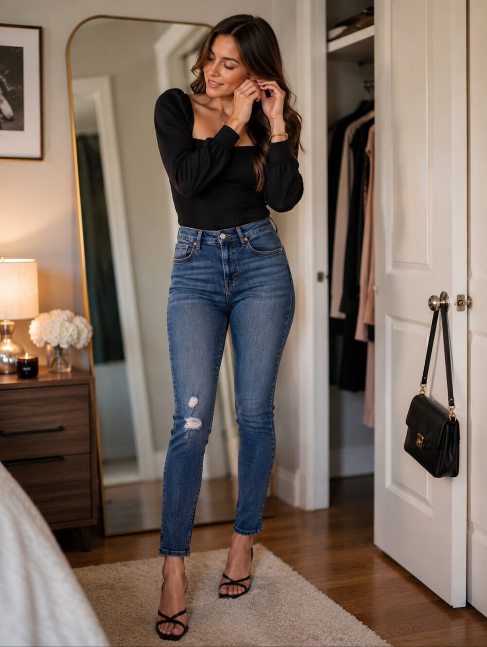 Good American Womens Good Curve Jeans